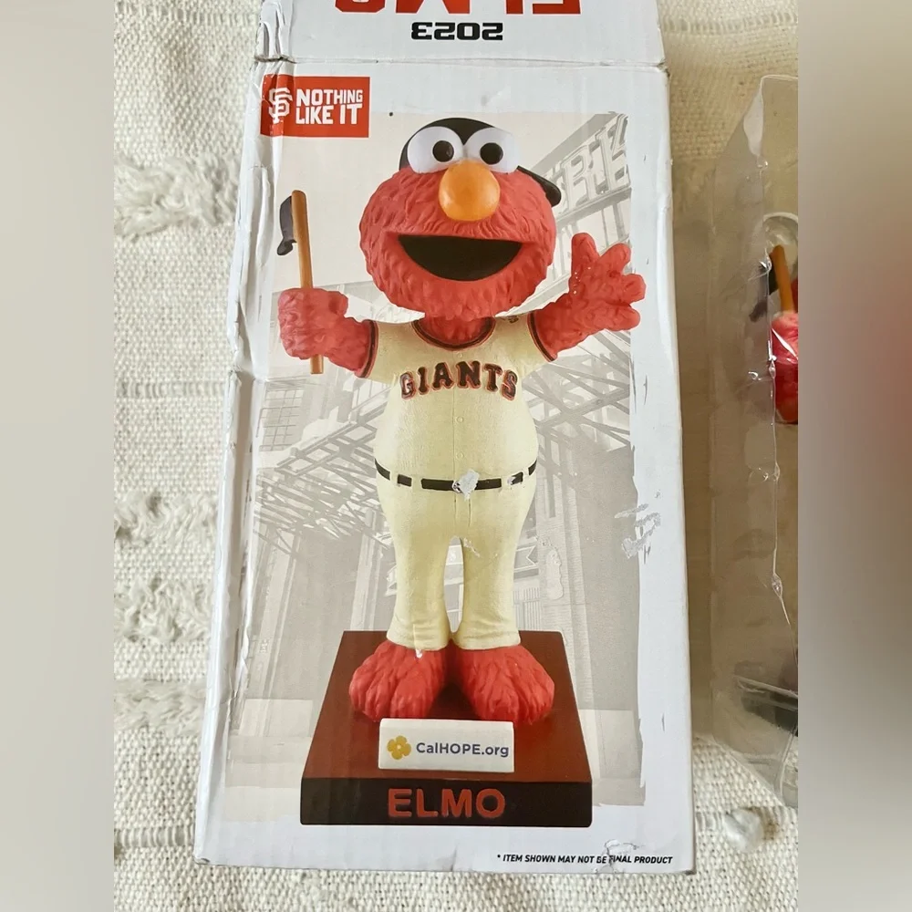 ELMO -SF Giants Sesame Street Elmo Bobblehead 7/30 2023 SGA Bobble San Francisco - Picture 3 of 7